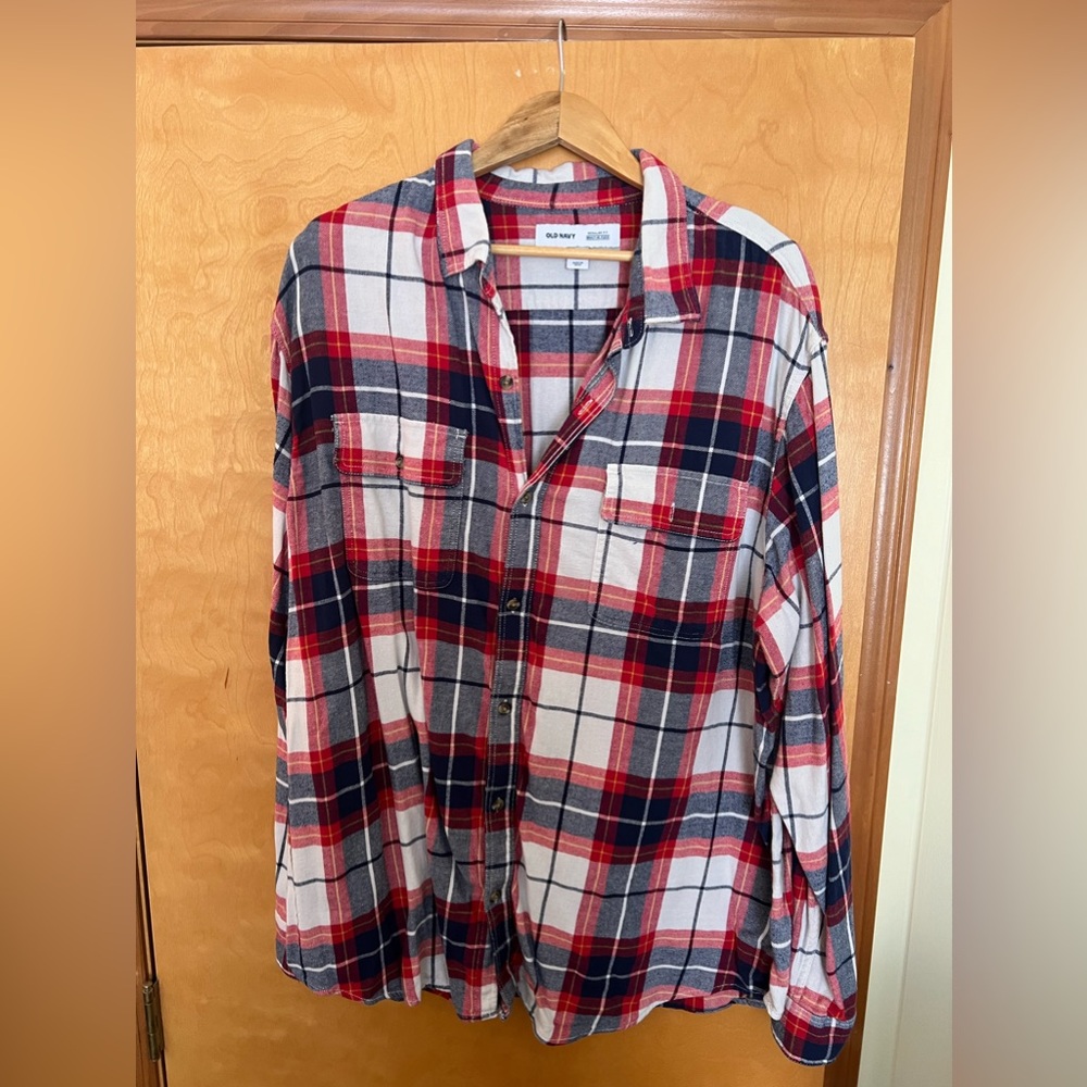 Old Navy Plaid Shirt XXL tall